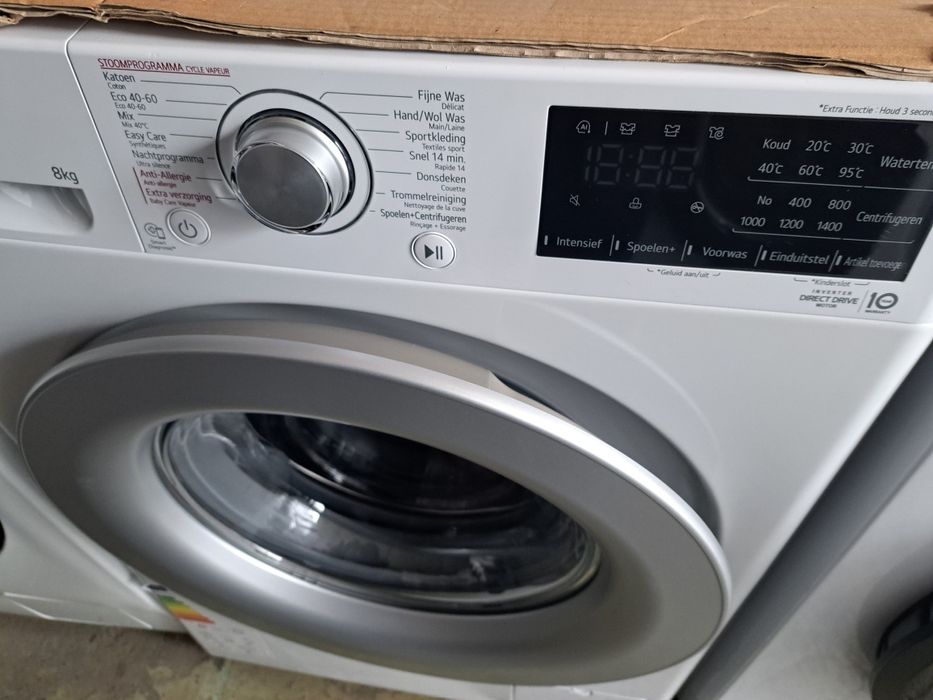 А+++Инверторна Direct Drive пералня Лг/LG 9 кг