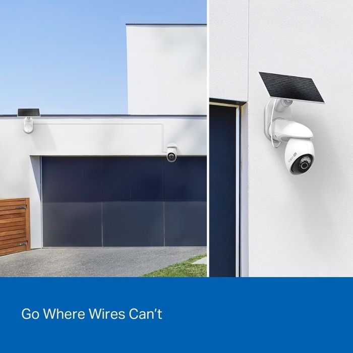 4K Камера Tapo C660 KIT — Солнечная панель, 360°, Запись 24/7