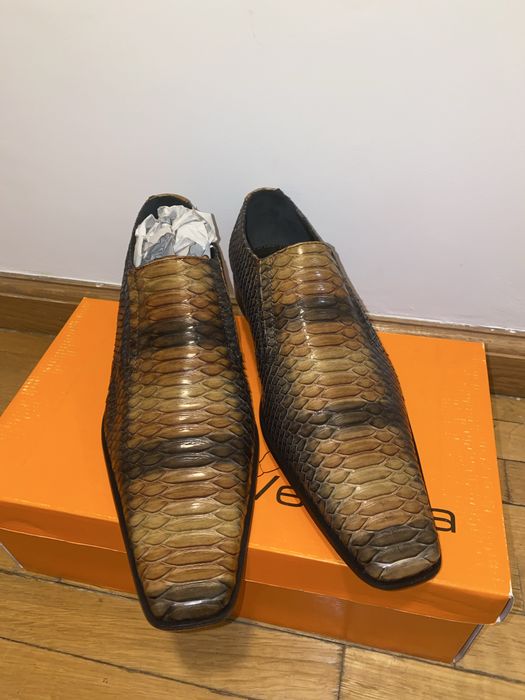 Pantofi piele crocodil