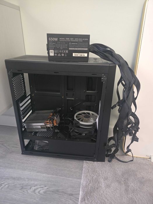 Продаётся корпус для ПК + БП Cooler Master 650W + Кулер процессора