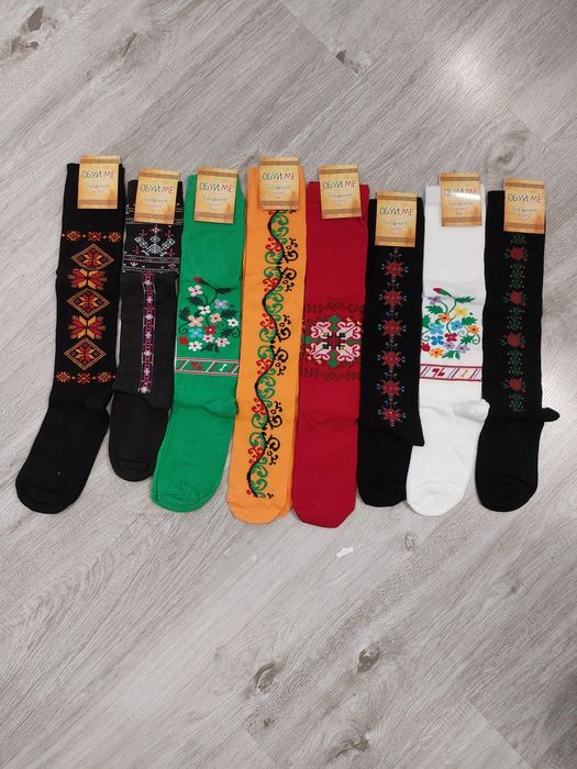 Дамски 3/4  и Детски 3/4 чорапи за народни танци