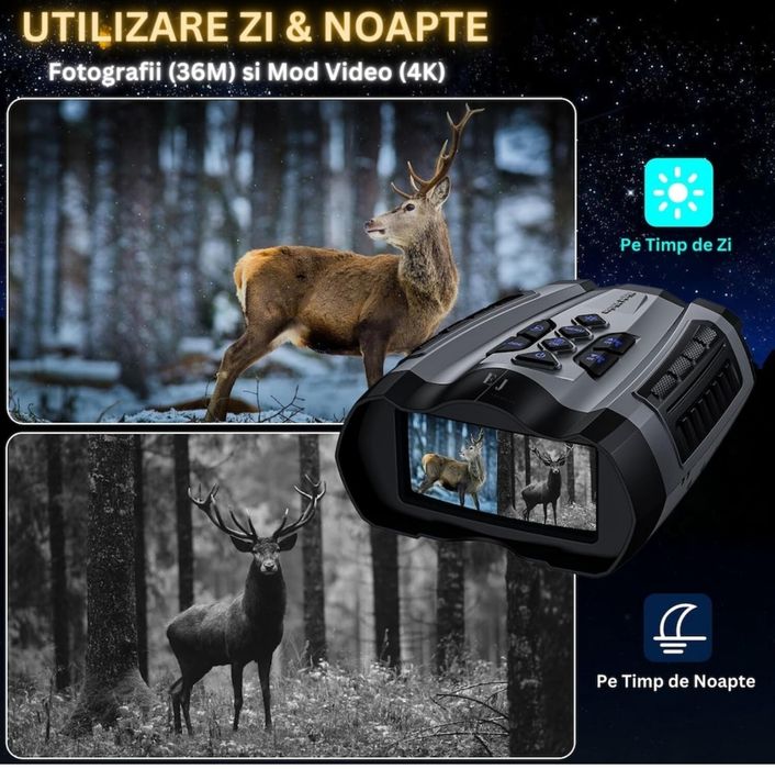 Binoclu digital vedere nocturna(night vision)4k