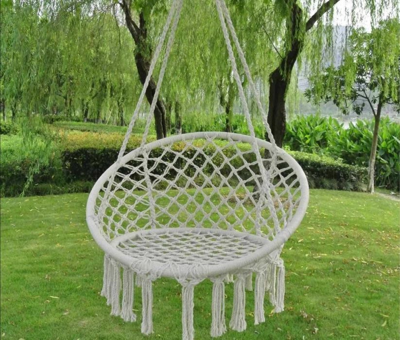 Висяща, Въжена Люлка - Хамак, Бежова XL
Висящата въжена люлка ха