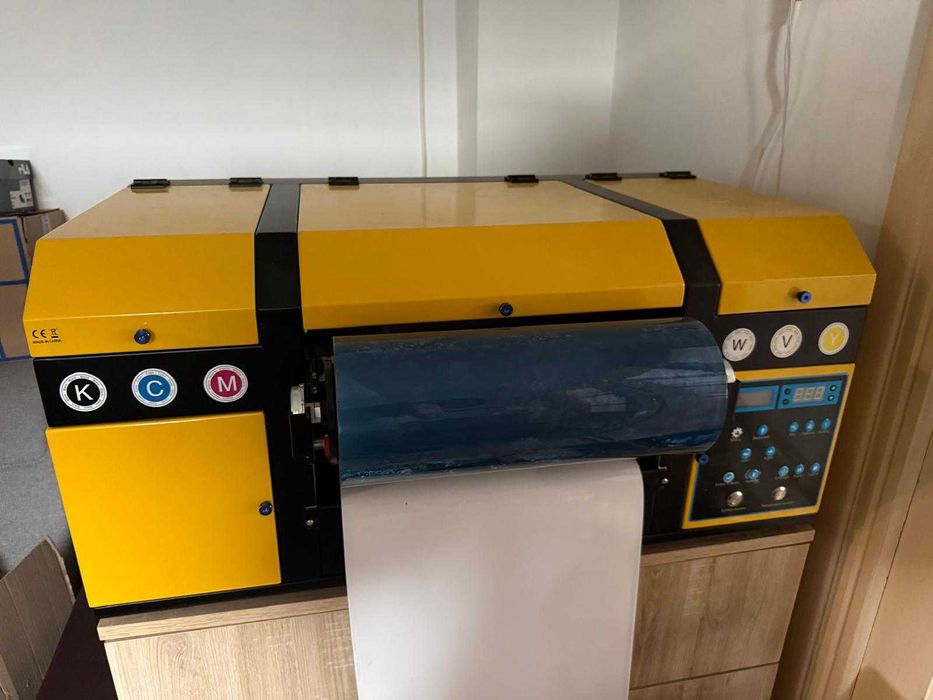 Imprimanta UV DTF A3-ROLL 30cm – 2 capete XP600 | Necesită capete noi