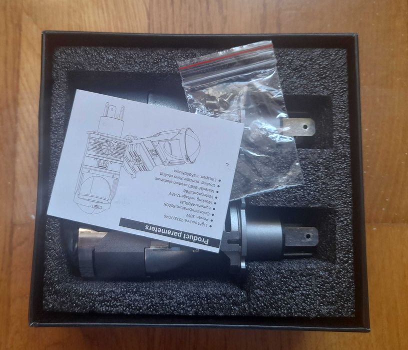 Bi led лампы H4 с линзами