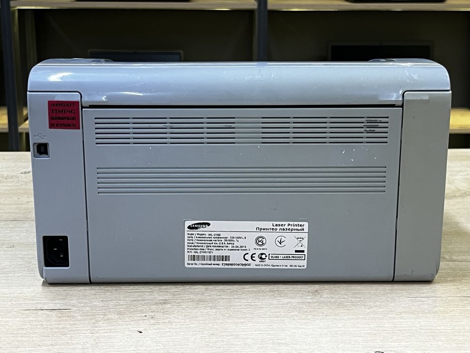 Лазерный принтер Samsung ML-2160, черно-белая печать, А4