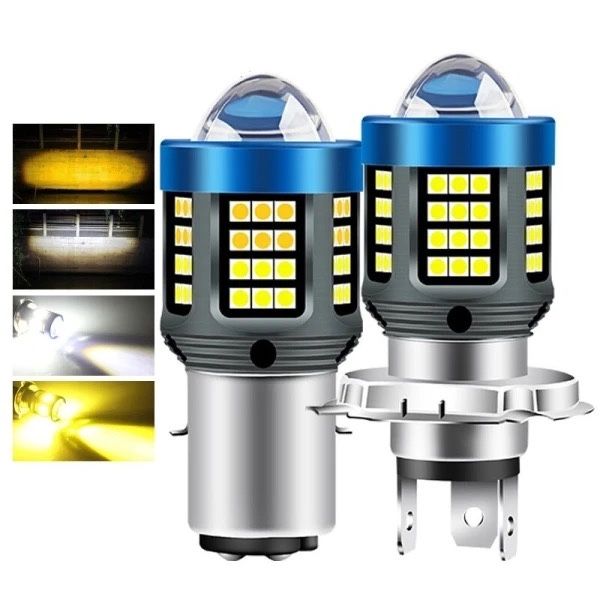 Bec Led BA20D/S2/H6 Cu Lumina Alb-Rece 100W/20000Lm