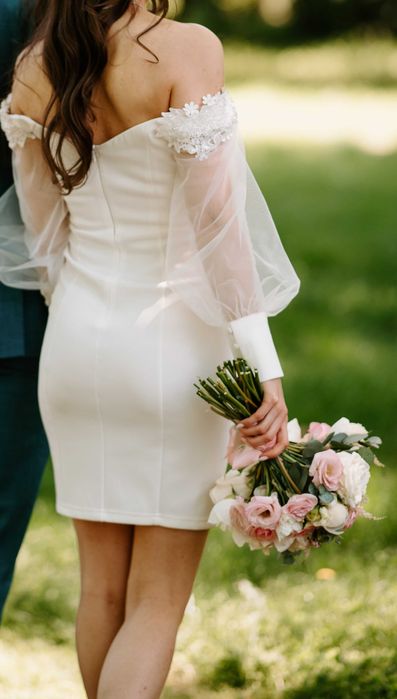 Rochie cununie civilă – elegantă, purtată o singură dată