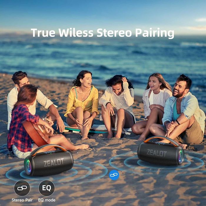 Мощна преносима водоустойчива тонколона ZEALOT P11 (Нова)