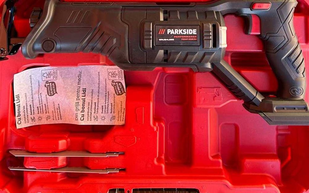 Fierastrau sabie Parkside Perform pe acumulator 20V nou garantie 5 ani
