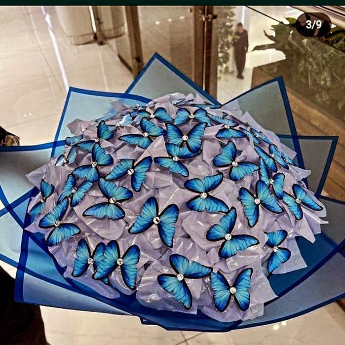 Mandarin buket Buket gul kapalak babochka