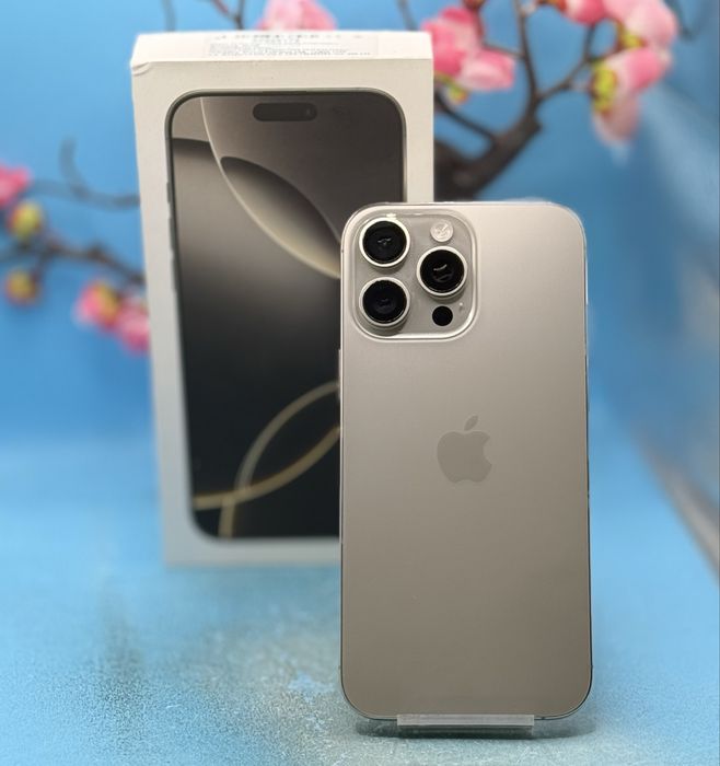 Apple iPhone 16 Pro Max, 256GB, 5G, Natural Titanium