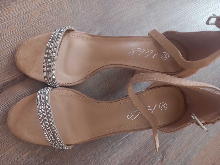 Официални сандали ток 7 см