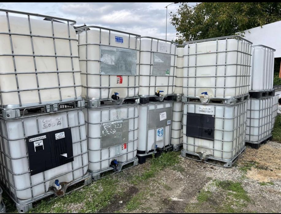 Bazine 1000l - palet aluminiu / plastic sau lemn