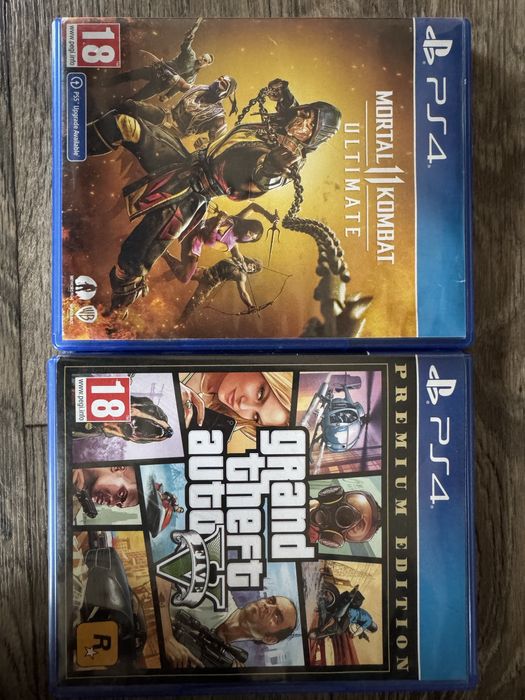 Игры на PS 4. GTA 5 и MK 11 Ultimate