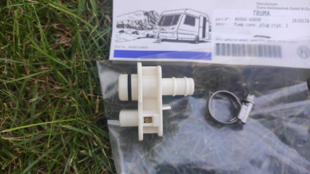 Mufa pentru pompa apa Carver MK2 sau Truma Crystal