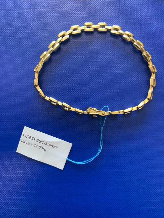 Златна Дамска Гривна 11.83гр 14к 20см