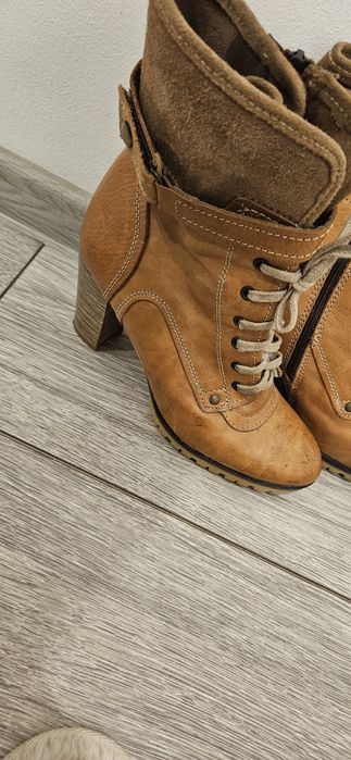 Bocanci damă, piele naturală