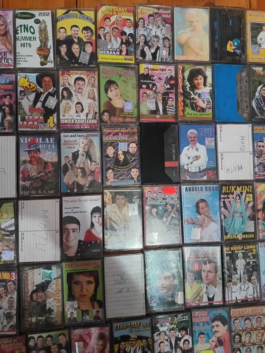 146 Casete audio  muzica lăutărească,MANELE,usoara, vechi