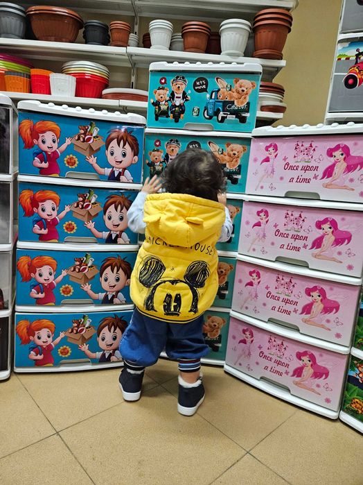 НОВО! Пластмасов шкаф за детска стая! Детско обзавеждане! За ученици