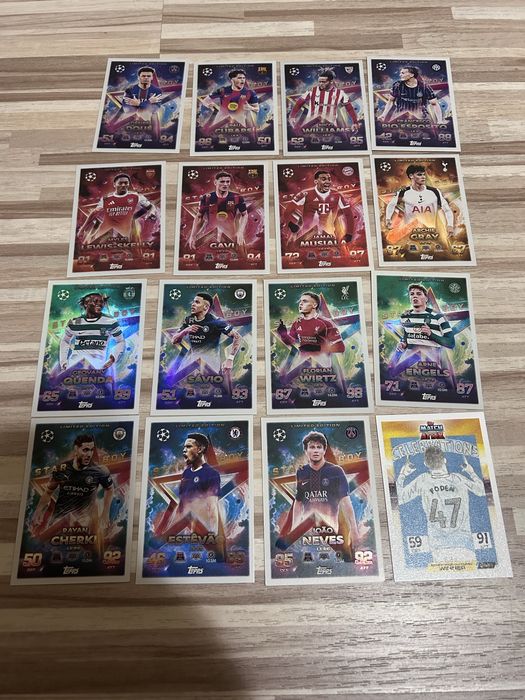 Карти на match attax 25 26 сезон
