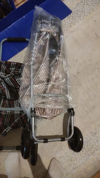 Тележка хозяйственная тачка сумкой