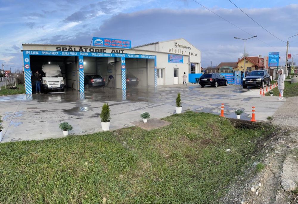 Spalatorie auto self service cu fise , bancnote,automatizari