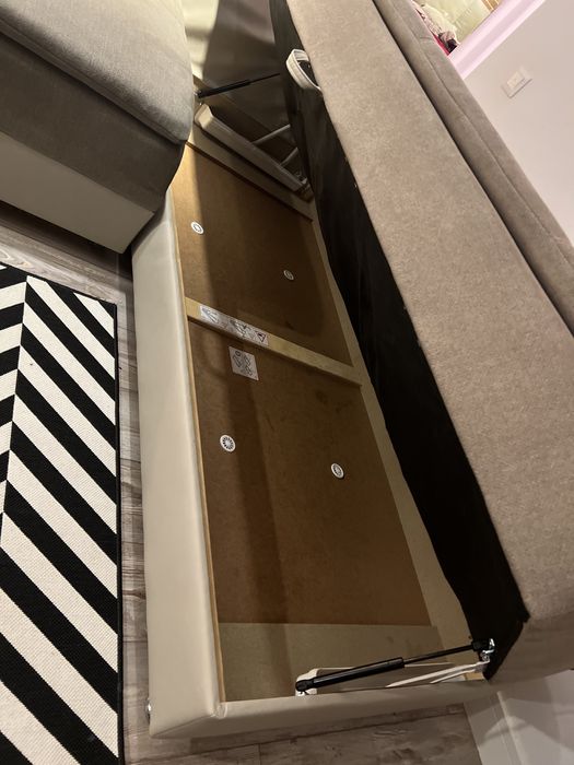 Mobexpert Modena ,canapea/ coltar extensibil + lada depozitare