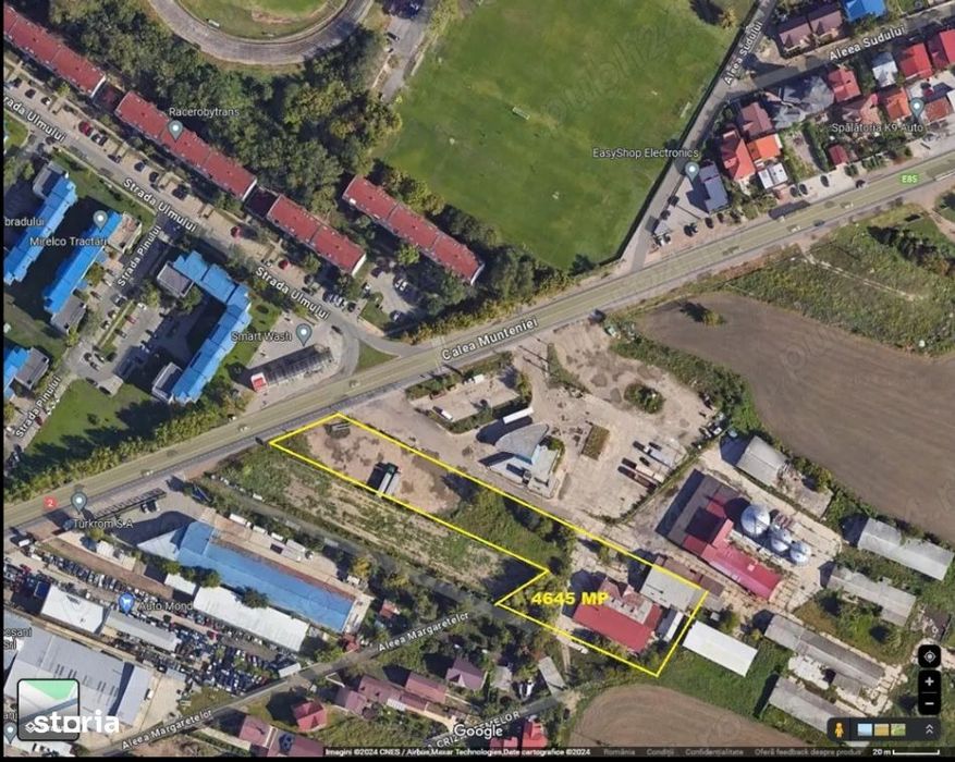 Teren Intravilan 4.645 mp la E85 – Vizibilitate si Vad Comercial