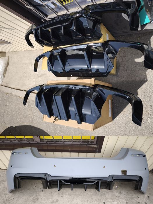 BMW E60 E39 диффузор зад бампера