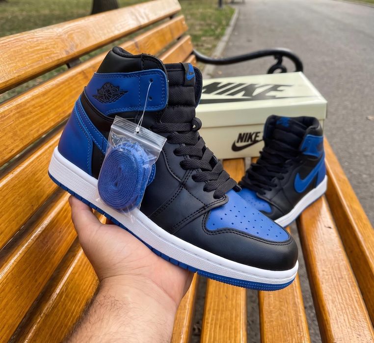 Adidasi Jordan 1 High Royal Blue - Unisex