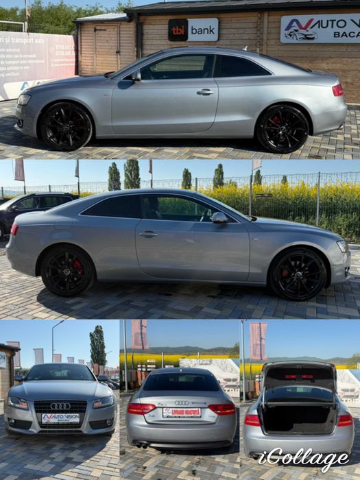 *RATE*Audi A5 Coupe S-line 2.0Tfsi 180CP 07/2011 Cutie automata Km reali Euro5 Nav LED Import Germania!