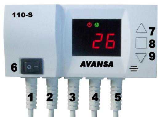 Controler pompa panou solar apa calda Avansa 110 - S