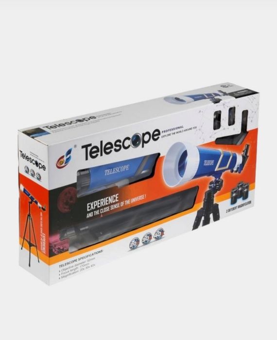 Детский телескоп 3 степени увелечения  20х 30х 40х