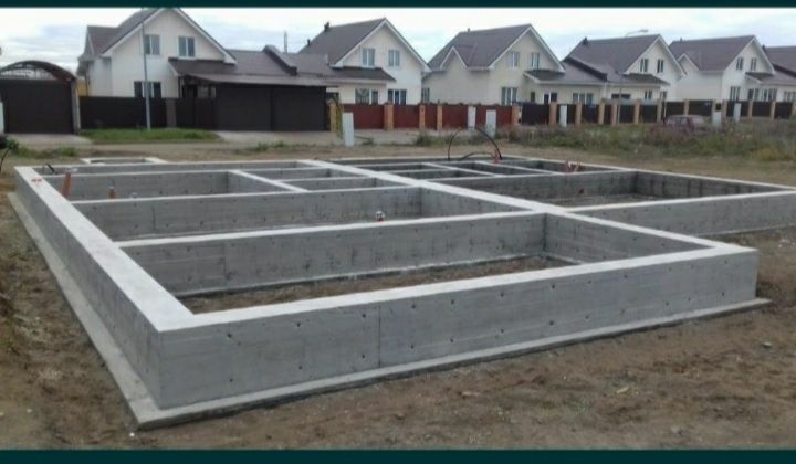 Бетон Заливаем фундамент