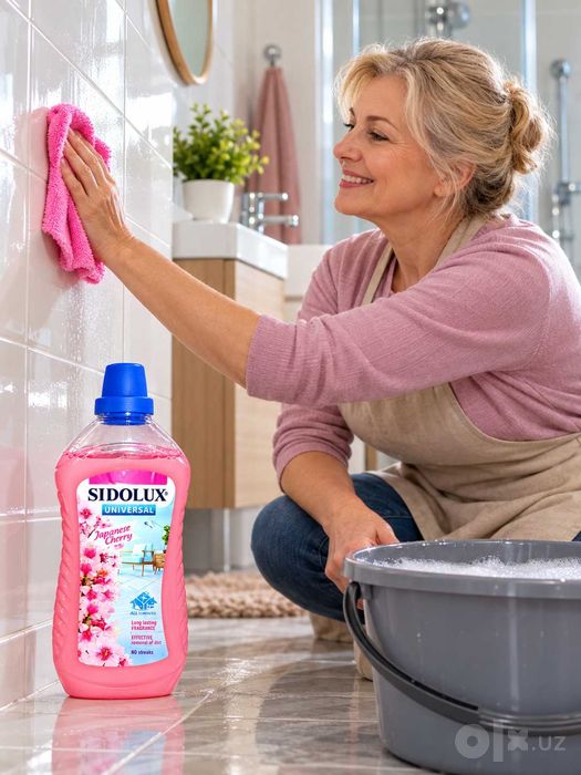 Средство для мытья пола Sidolux Сидолюкс Japanese Cherry 1 л