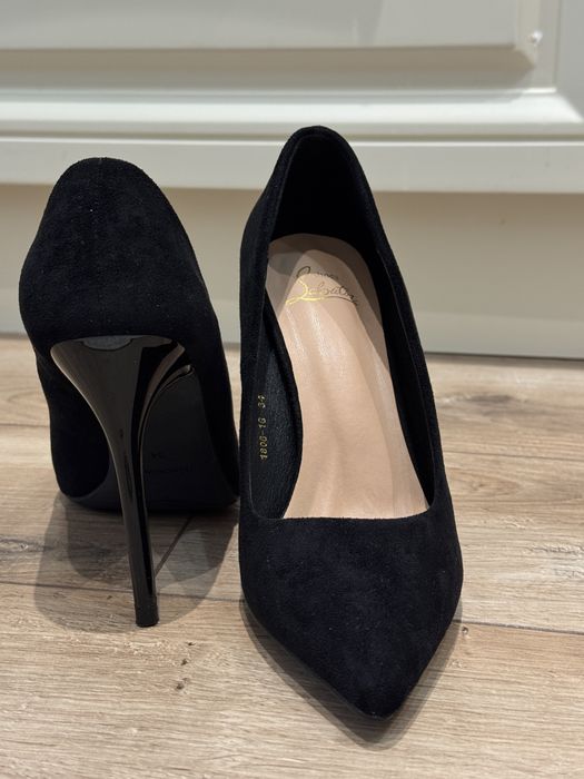 Новые туфли-лодочки, эко-замша, 34 размер