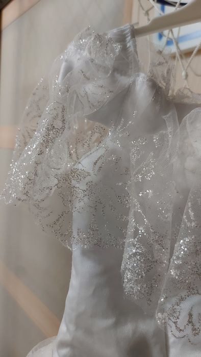 Платье белое 104-116