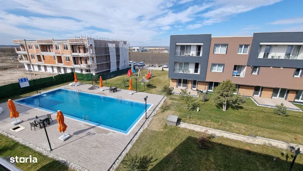 APARTAMENTE 2 camere in Complex cu Piscina zona Otopeni bloc NOU
