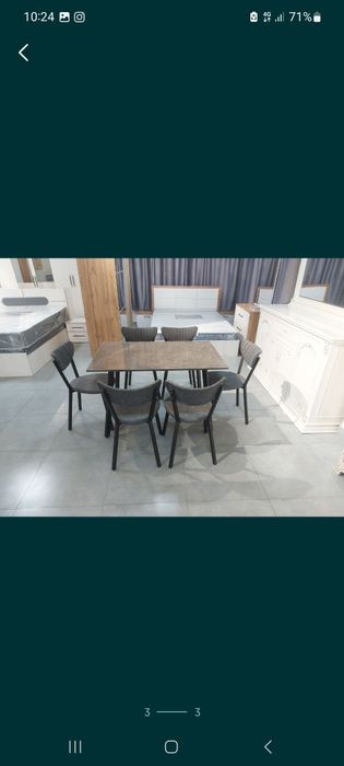 Stol stul 6×1 razmeri 120×80