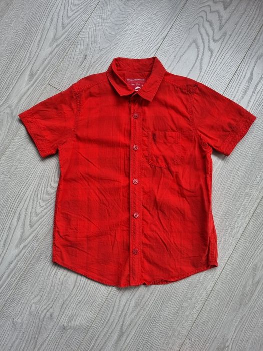 Дънкени къси гащи за момче с ризка