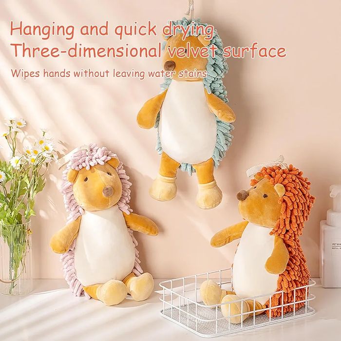 Колекция 2в1 Плюшени играчки – Играчка и Кърпа за ръце в Едно