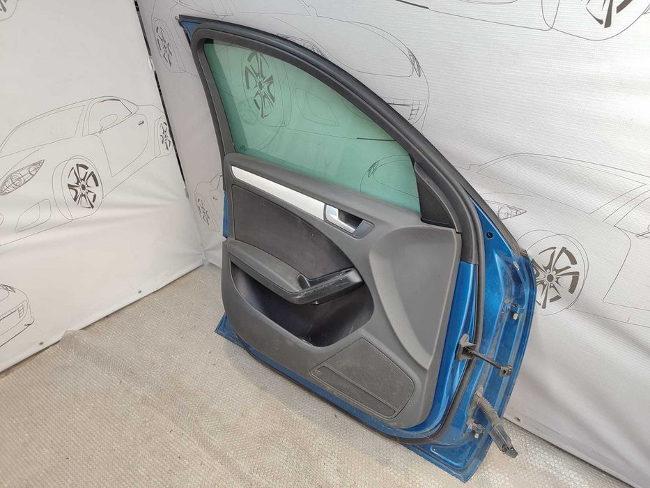 Ușă Față Stânga Audi A4 S4 B8 8K Break / Avant Albastru Cod Culoare Q9 / X5V 2009 / [2008-2015] / 8K0831051J (3B)