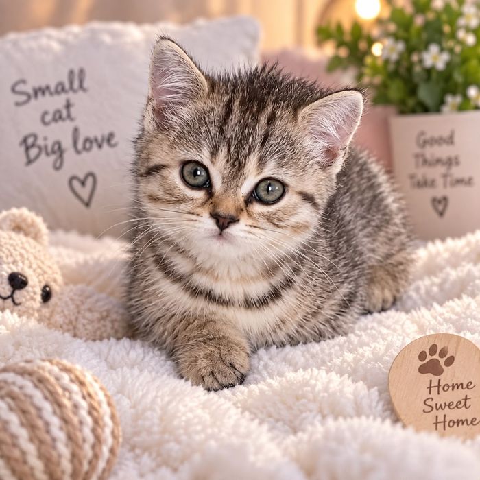 Котёнок девочка скоттиш страйт 2 месяца