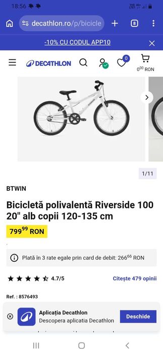 Bicicleta copii Riverside