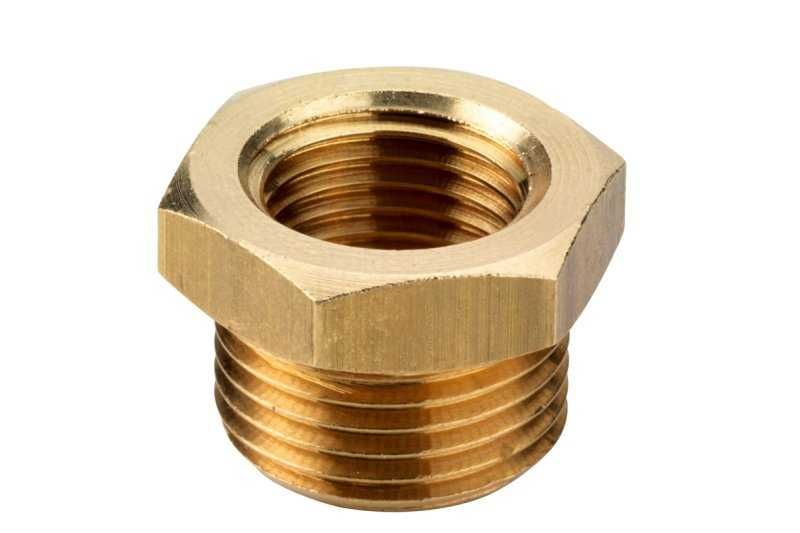 Переходник M22x1,5наружный(штуцер)- 1/4 внутренний(штуцер) латунь