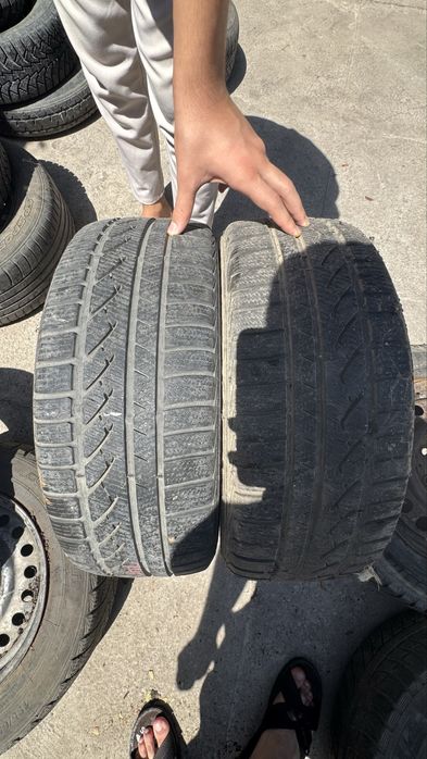 Привозные шины 2 штук 205/55 R16 диски на ауди в подарок