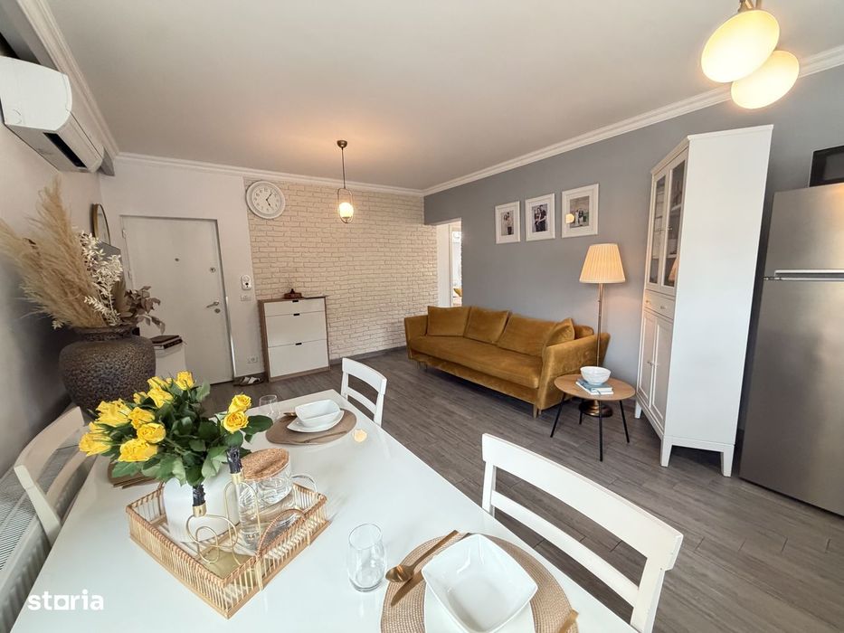 Apartament 3 camere, parter, balcon
