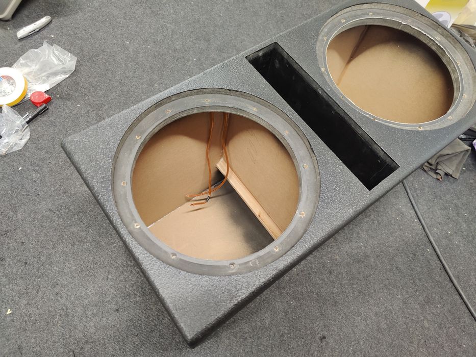 Incinta 2x12 inch sau 2x30cm mdf subwoofer woofer (trf deafbonce jbl)