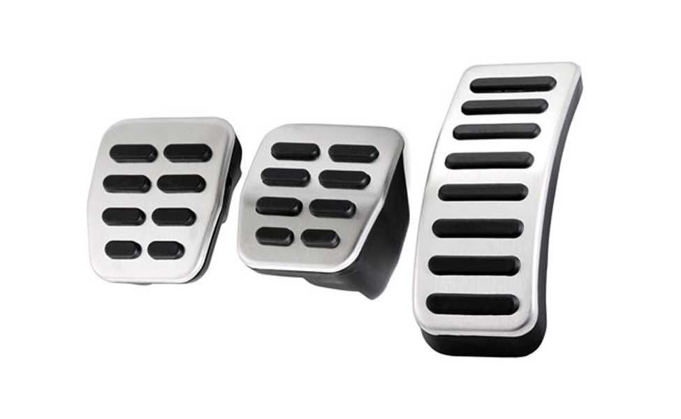 Ornamente INOX pedale - VW Golf 3-4 / Polo / Bora, Skoda, Seat, Audi